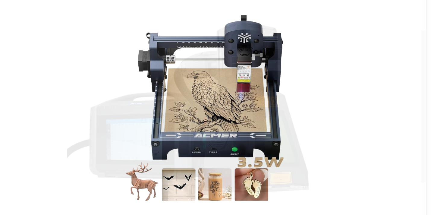 ACMER S1 laser engraver 3500mW