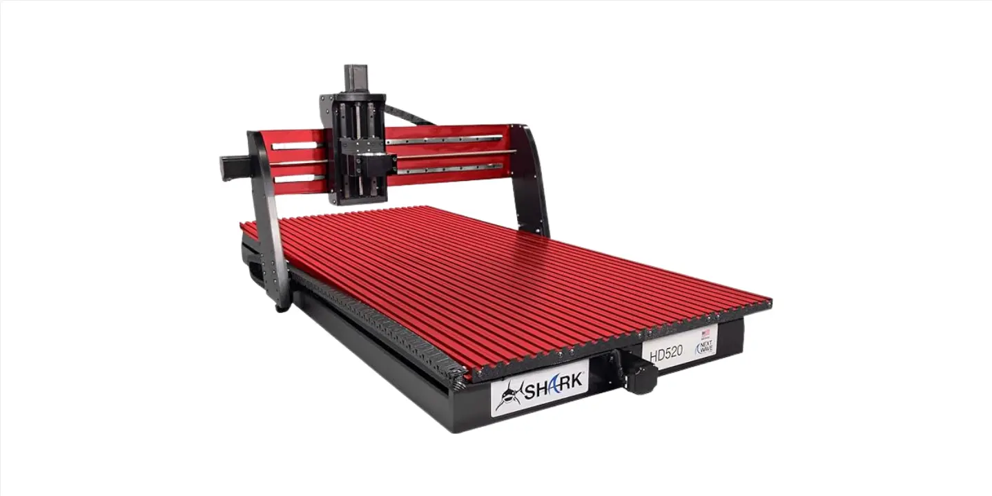 Next Wave CNC HD520 25 inch x 50 inch x 7 inch CNC Routing-Engraving-Laser on Wood-Acrylic-Non-Ferrous Metal