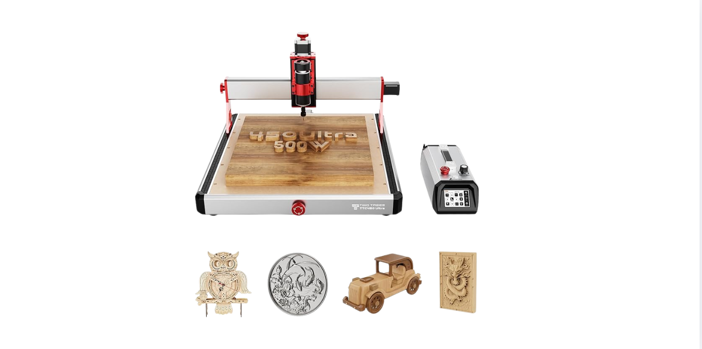 Twotrees TTC450 Ultra CNC Router Desktop CNC Router