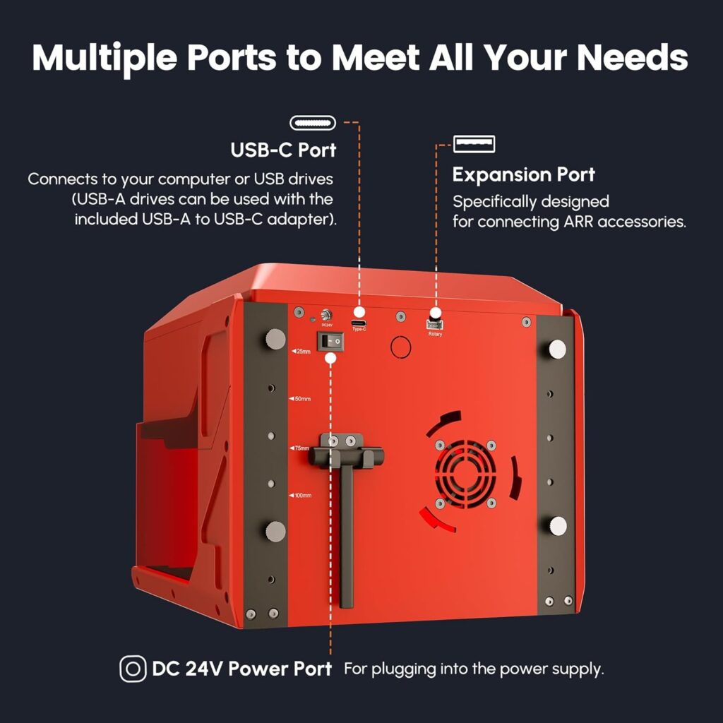 AlgoLaser 3W Smart Laser Engraver Machine, Class 1 Portable Laser Cutter with Built-in 2.0 AlgoOS System, No PC Needed, Laser Engraving for Wood, Acrylic, Leather.