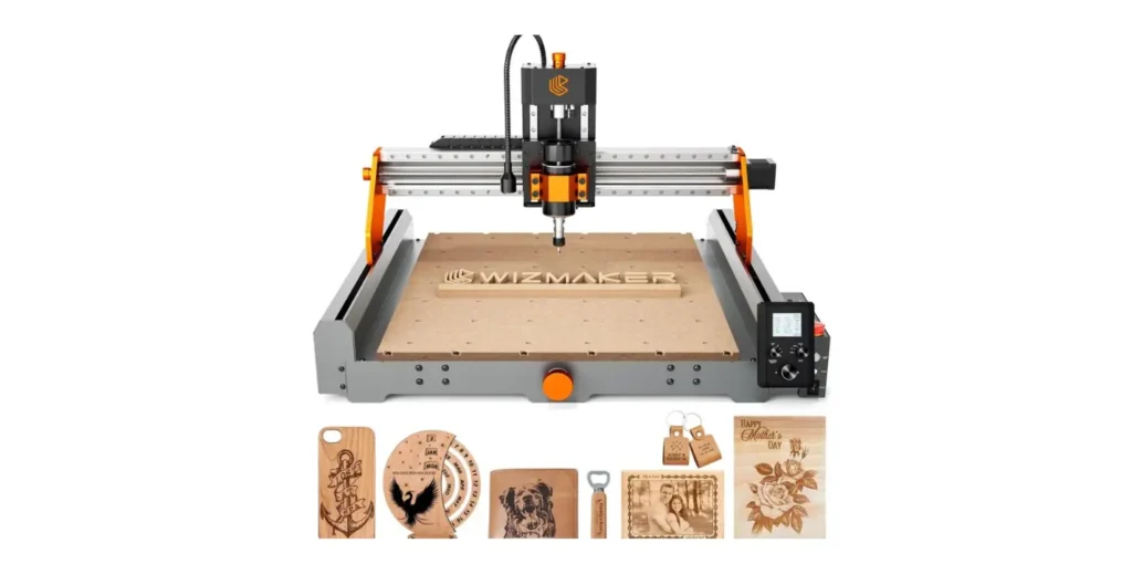 artsian-01-cnc-router-machine-300w-spindle-power-001mm-precision-4-axis-intelligent-controller-420420mm-workspace-alumin