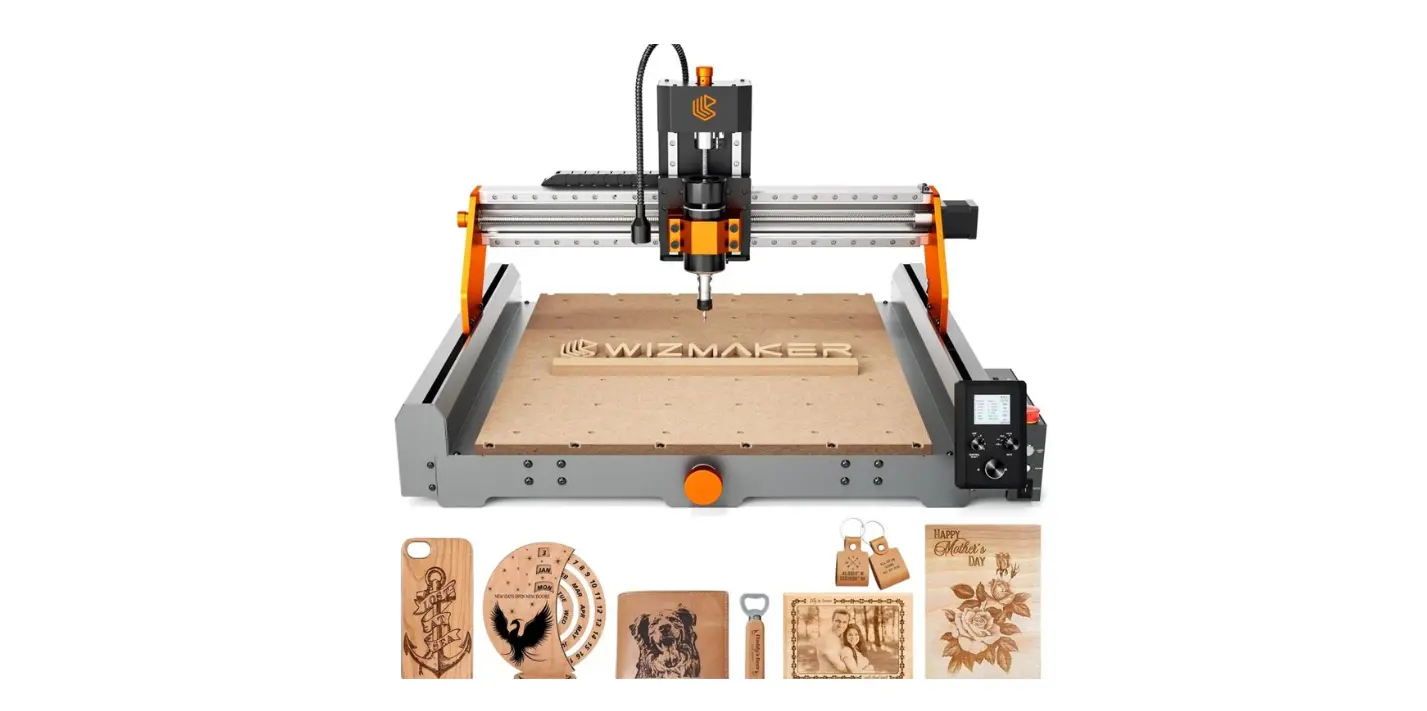 artsian-01-cnc-router-machine-300w-spindle-power-001mm-precision-4-axis-intelligent-controller-420420mm-workspace-alumin