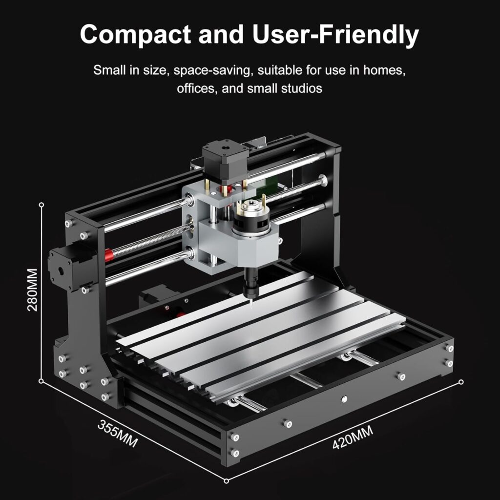 TTC3018 CNC Router Machine 3-Axis Engraving Machine Metal Engraver GRBL Control with Built-in WiFi, 775 Spindle Motor, Engraver Desktop CNC for Wood, Acrylic, Plastic, Aluminum, PCB Milling  Carving